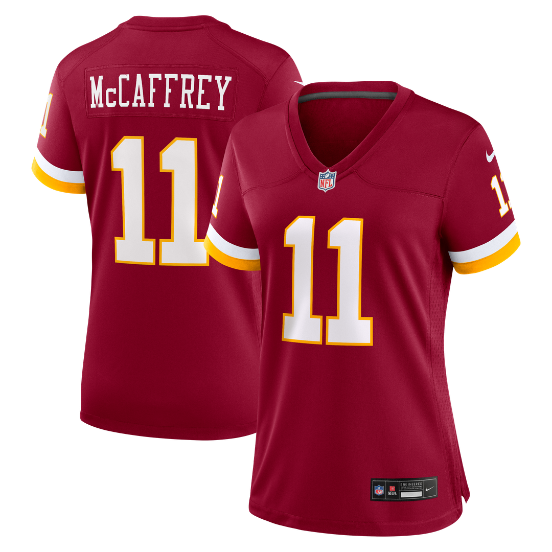 Luke McCaffrey Washington Commanders Nike Women's Hail Raiser Alternate Game Jersey - Black