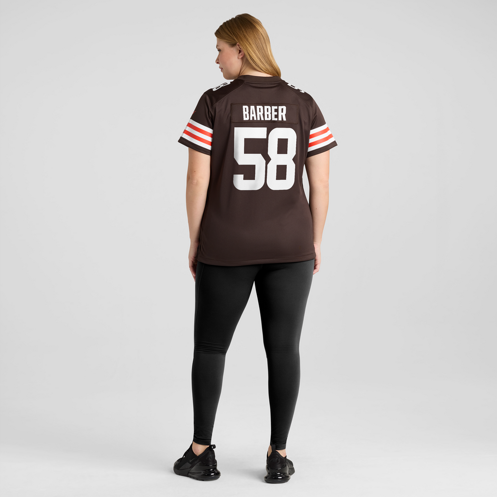 Austin Barber Cleveland Browns Nike Women's Team Game Jersey - Brown