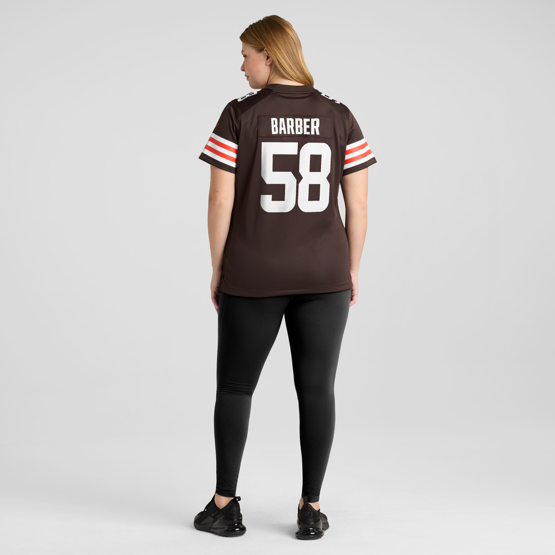 Austin Barber Cleveland Browns Nike Women's Team Game Jersey - Brown