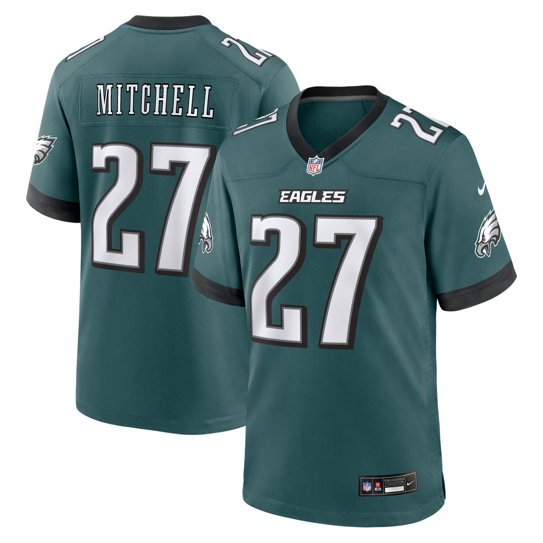 Quinyon Mitchell Philadelphia Eagles Nike Alternate Game Jersey - Kelly Green