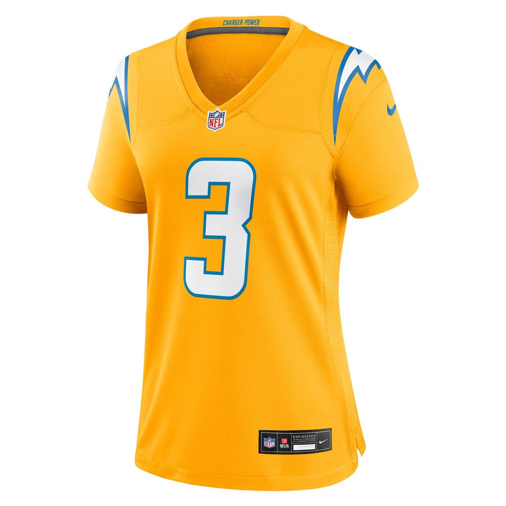 Derwin James Jr. Los Angeles Chargers Nike Women's Alternate Charger Power Game Official Jersey - Gold