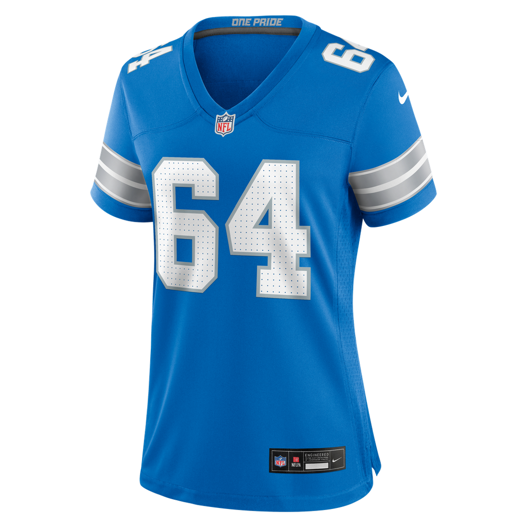 Cade Mays Detroit Lions Nike Women's Team Game Official Jersey -  Blue