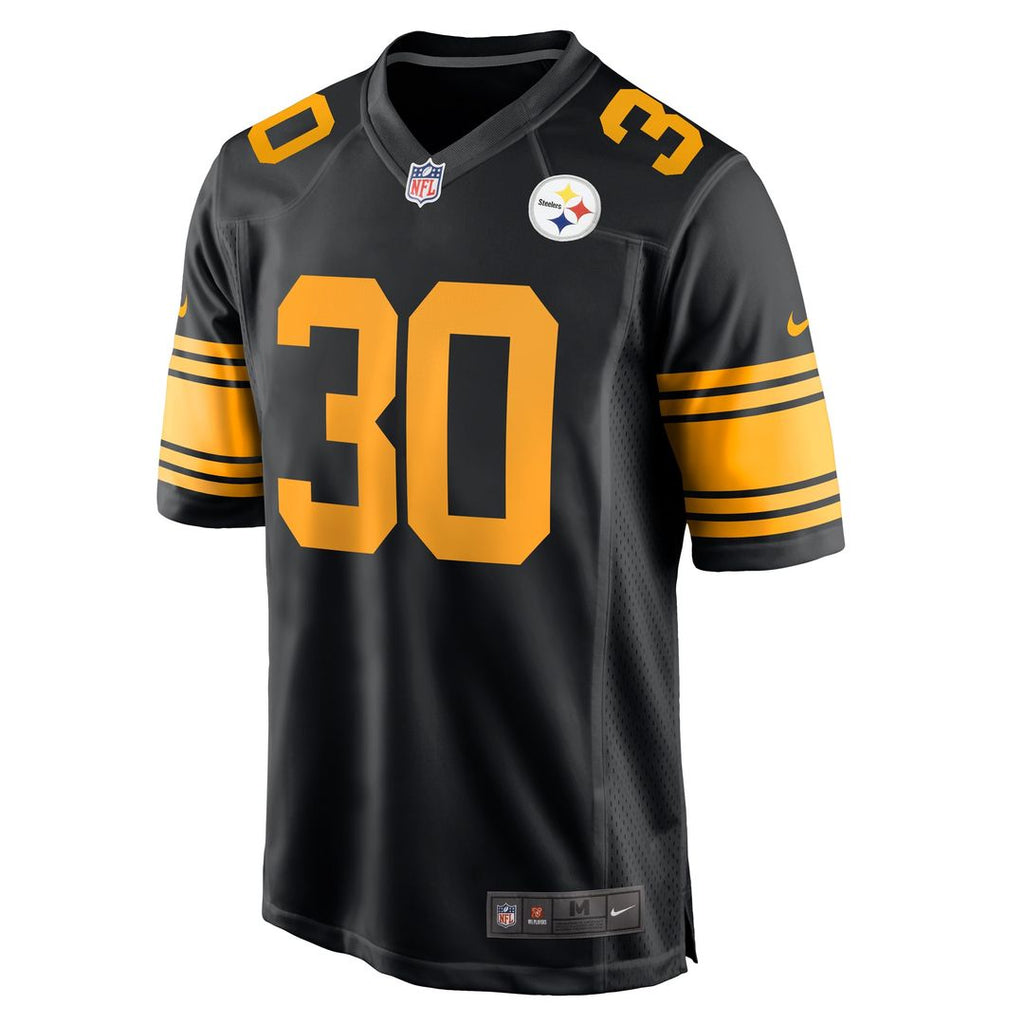 Jaylen Warren Pittsburgh Steelers Nike Alternate Game Official Jersey -  Black