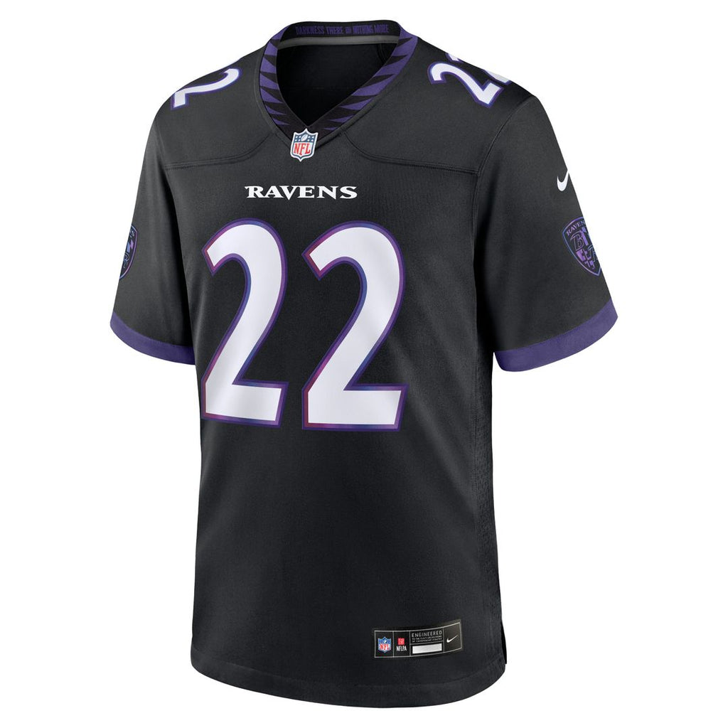 Derrick Henry Baltimore Ravens Nike Alternate Game Official Jersey - Black