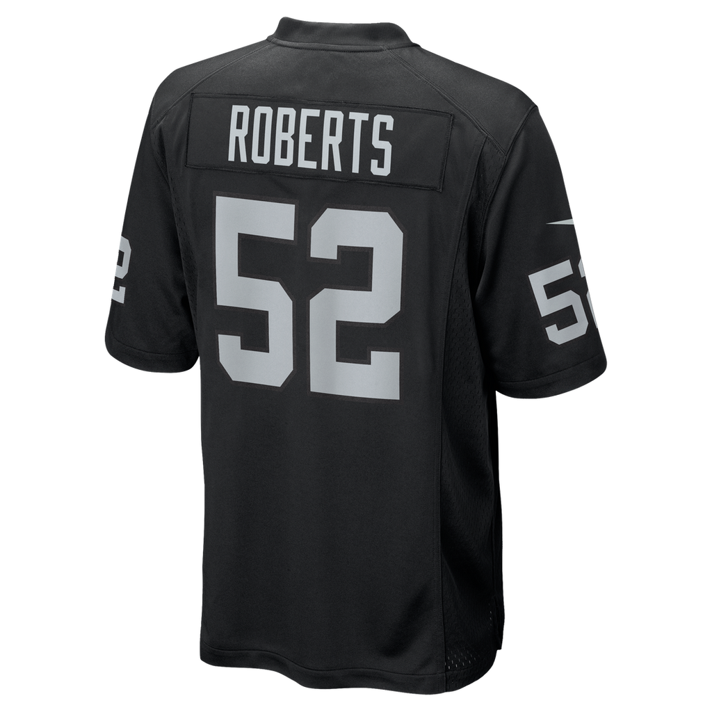 Elandon Roberts Las Vegas Raiders Nike Team Game Jersey - Black