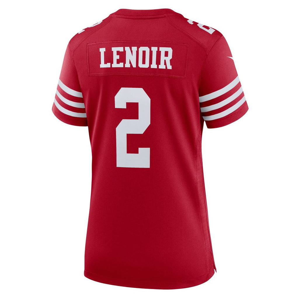 Deommodore Lenoir San Francisco 49ers Nike Women's  Game Official Jersey -  Scarlet