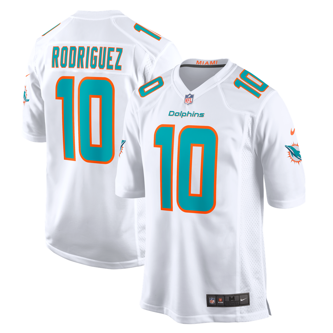 Jacob Rodriguez Miami Dolphins Nike Game Official Jersey - White