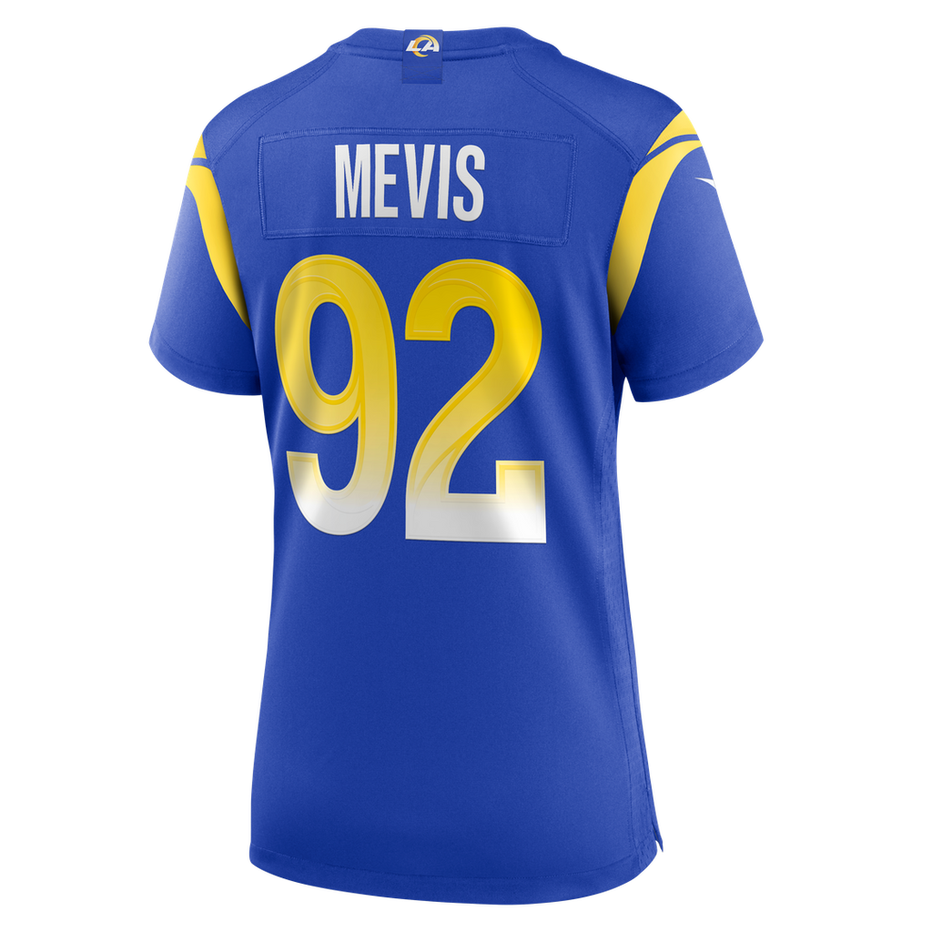 Harrison Mevis Los Angeles Rams Nike Women's Team Game Official Jersey -  Royal