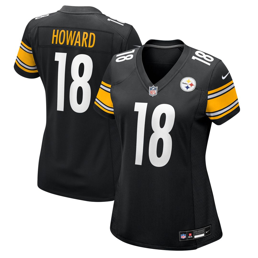 Will Howard Pittsburgh Steelers Nike Women's Team Game Jersey - Black