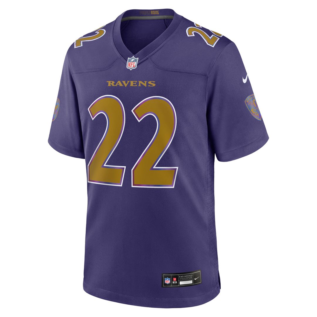 Derrick Henry Baltimore Ravens Nike Alternate Game Official Jersey - Purple