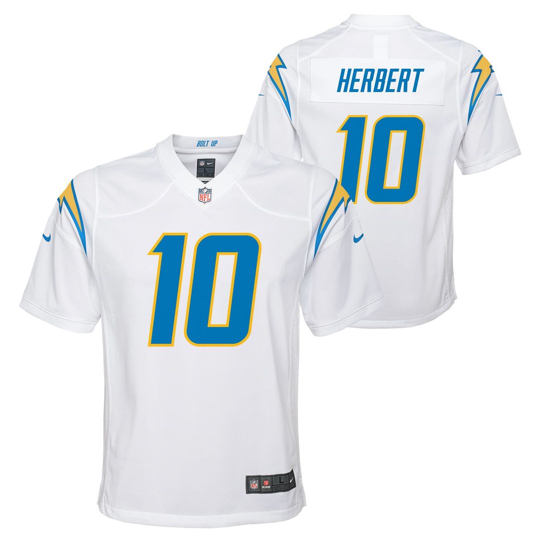 Justin Herbert Los Angeles Chargers Nike Youth Game Official Jersey - Navy