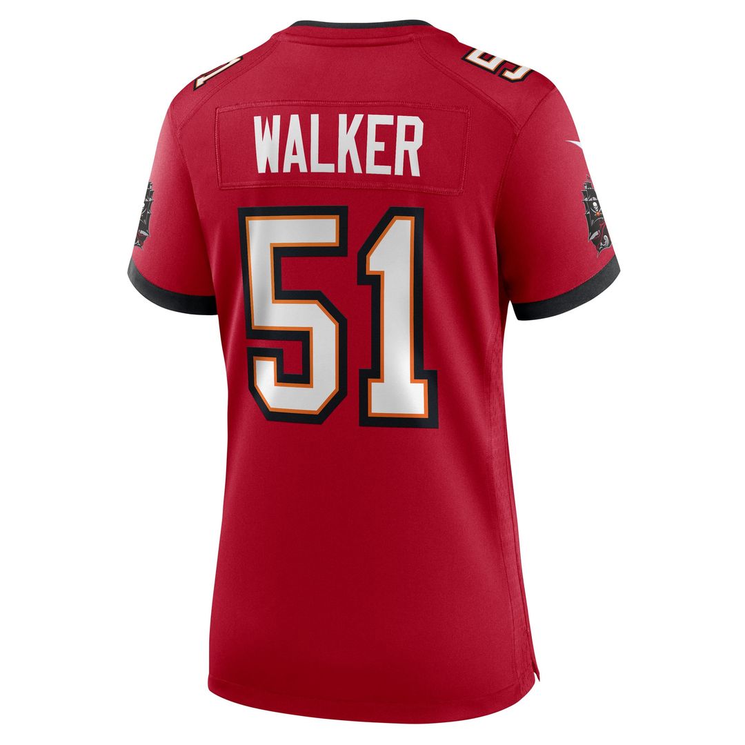 David Walker Tampa Bay Buccaneers Nike Women's Team Game Jersey - Red