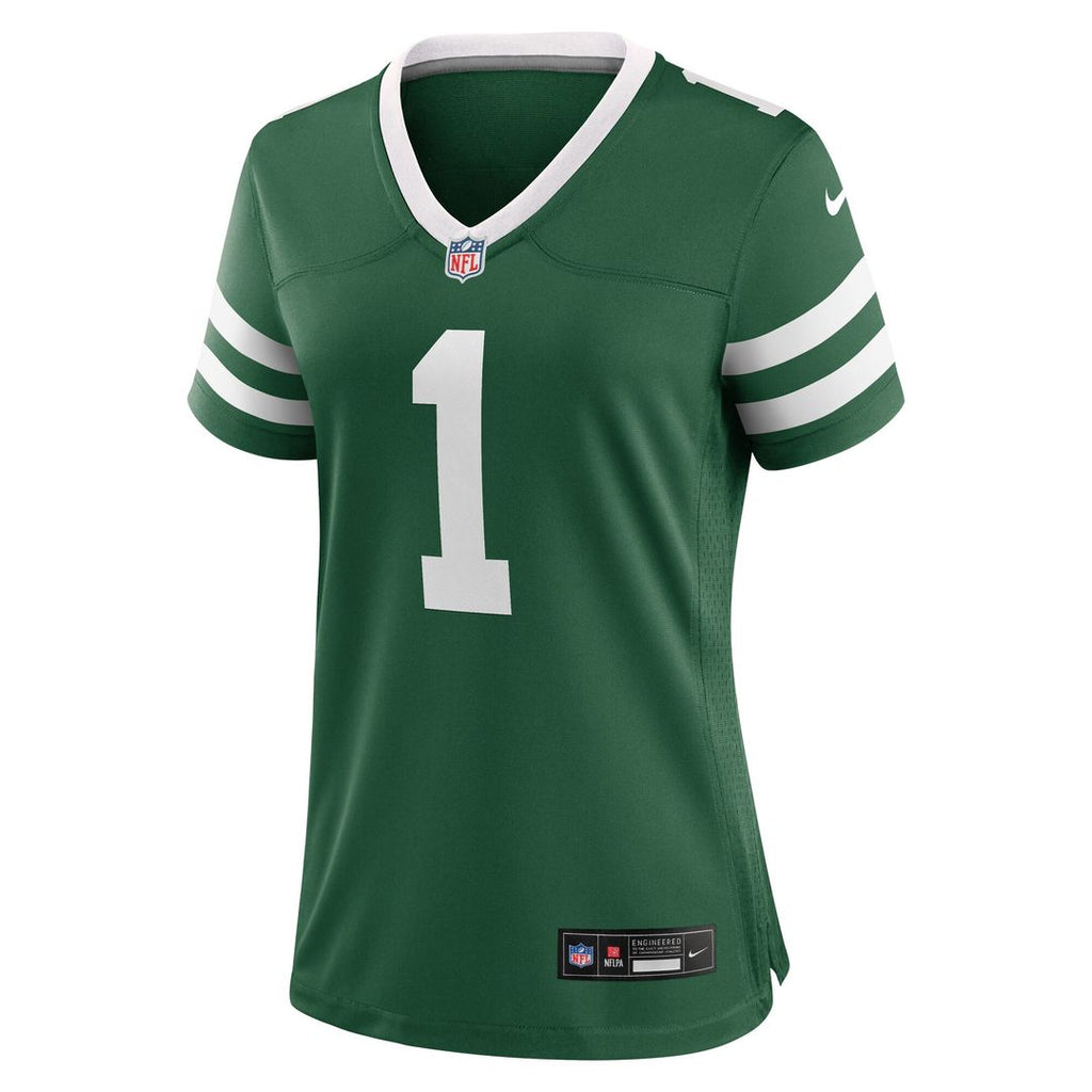 New York Jets Nike Women's #1 Mom Game Official Jersey - Legacy Green