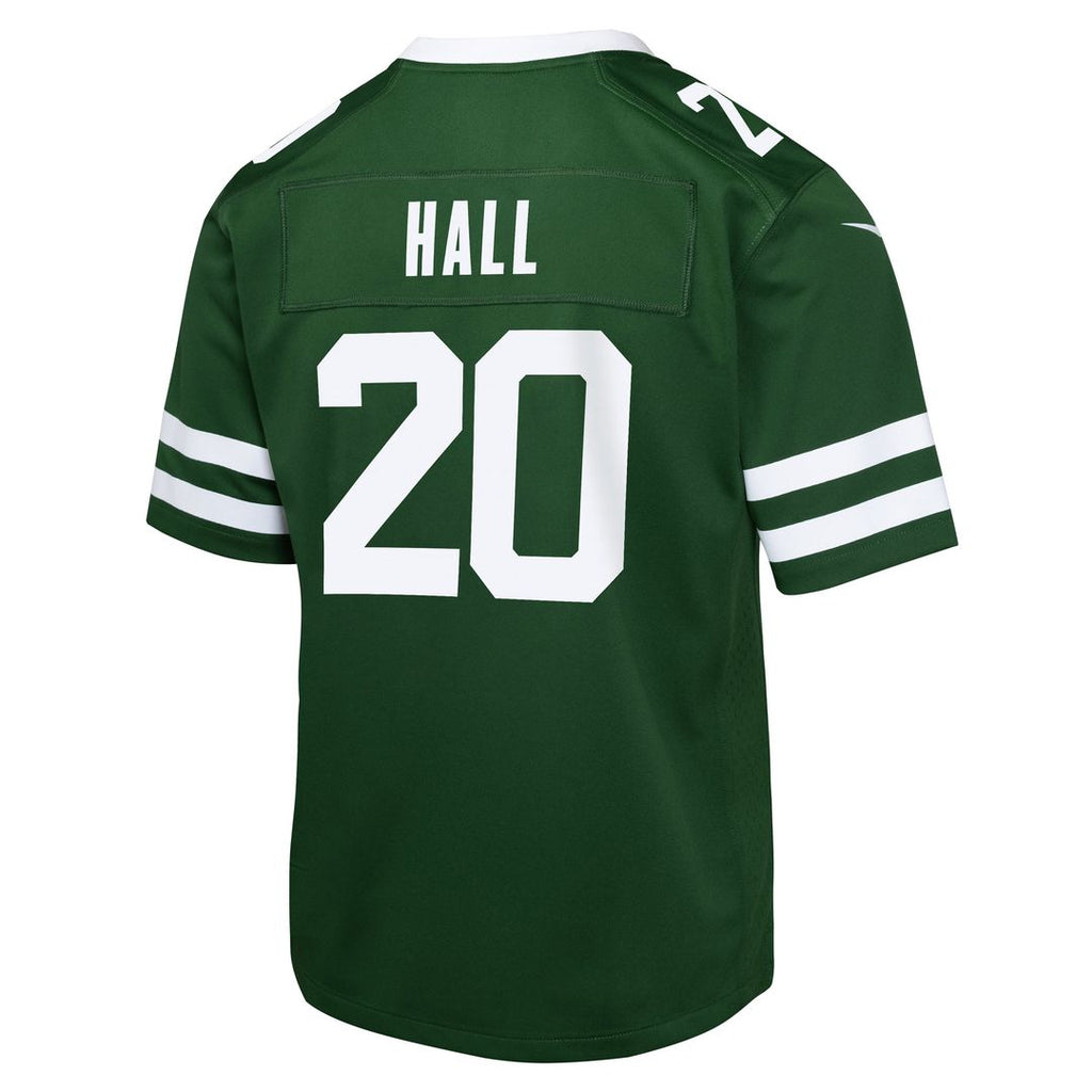 Breece Hall New York Jets Nike Youth Game Official Jersey - Black
