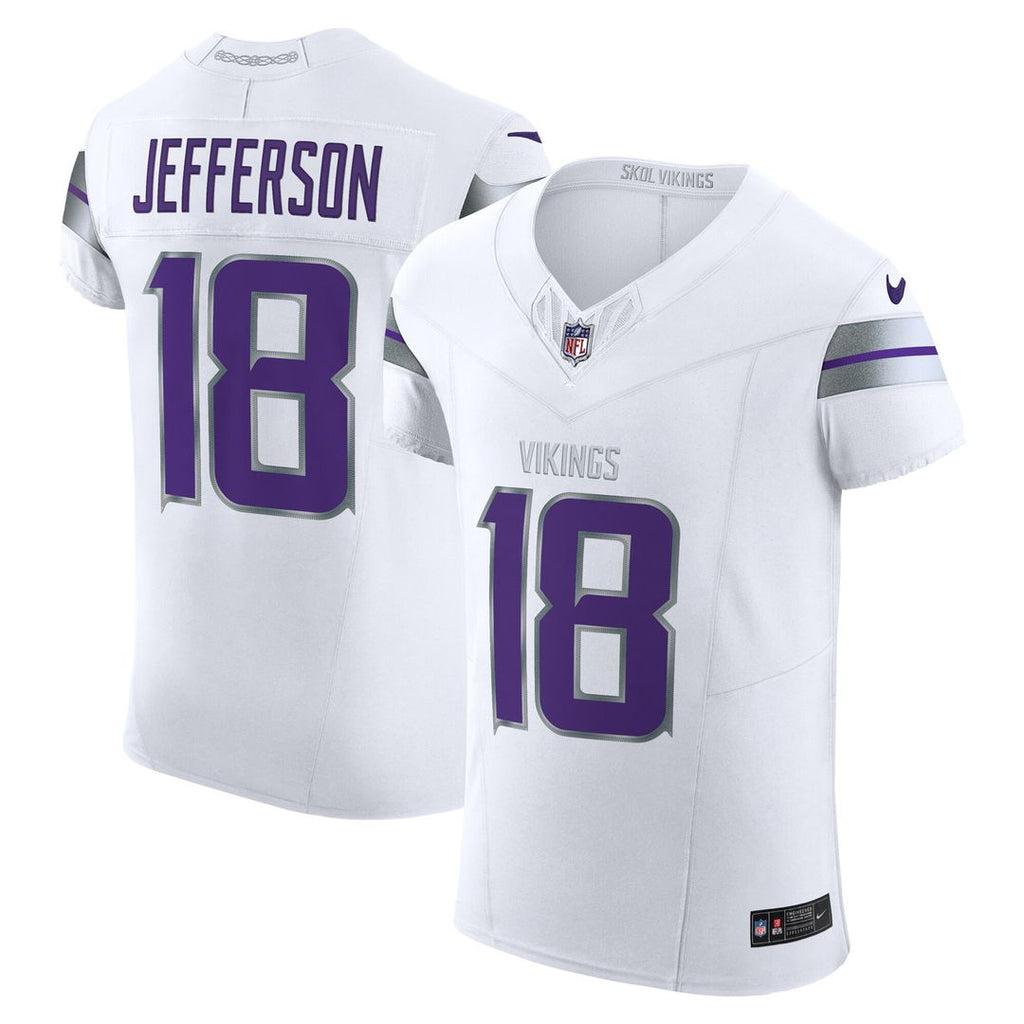 Justin Jefferson Minnesota Vikings Nike Alternate Vapor F.U.S.E. Elite Player Official Jersey - White