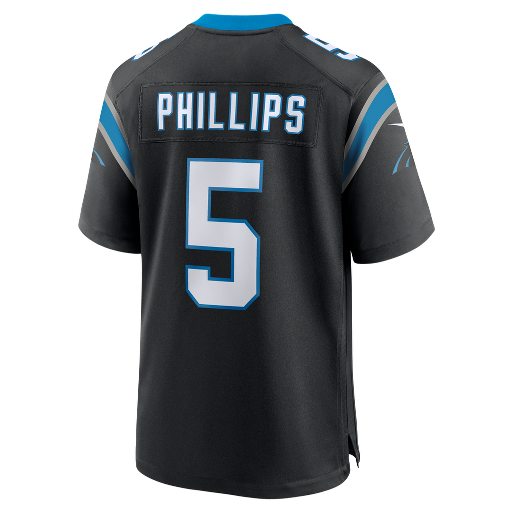 Jaelan Phillips Carolina Panthers Nike Game Official Jersey - Black