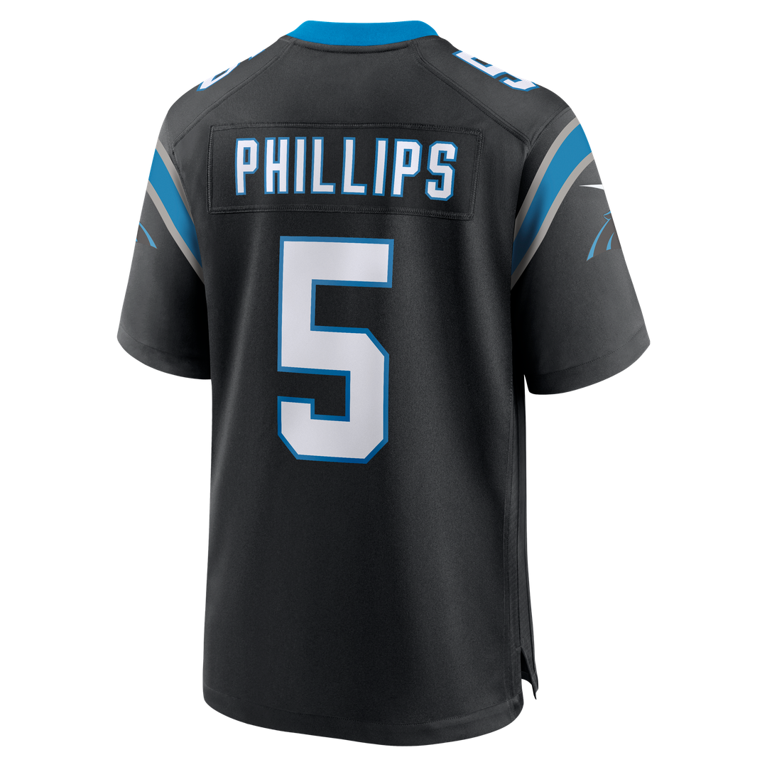 Jaelan Phillips Carolina Panthers Nike Game Official Jersey - Black
