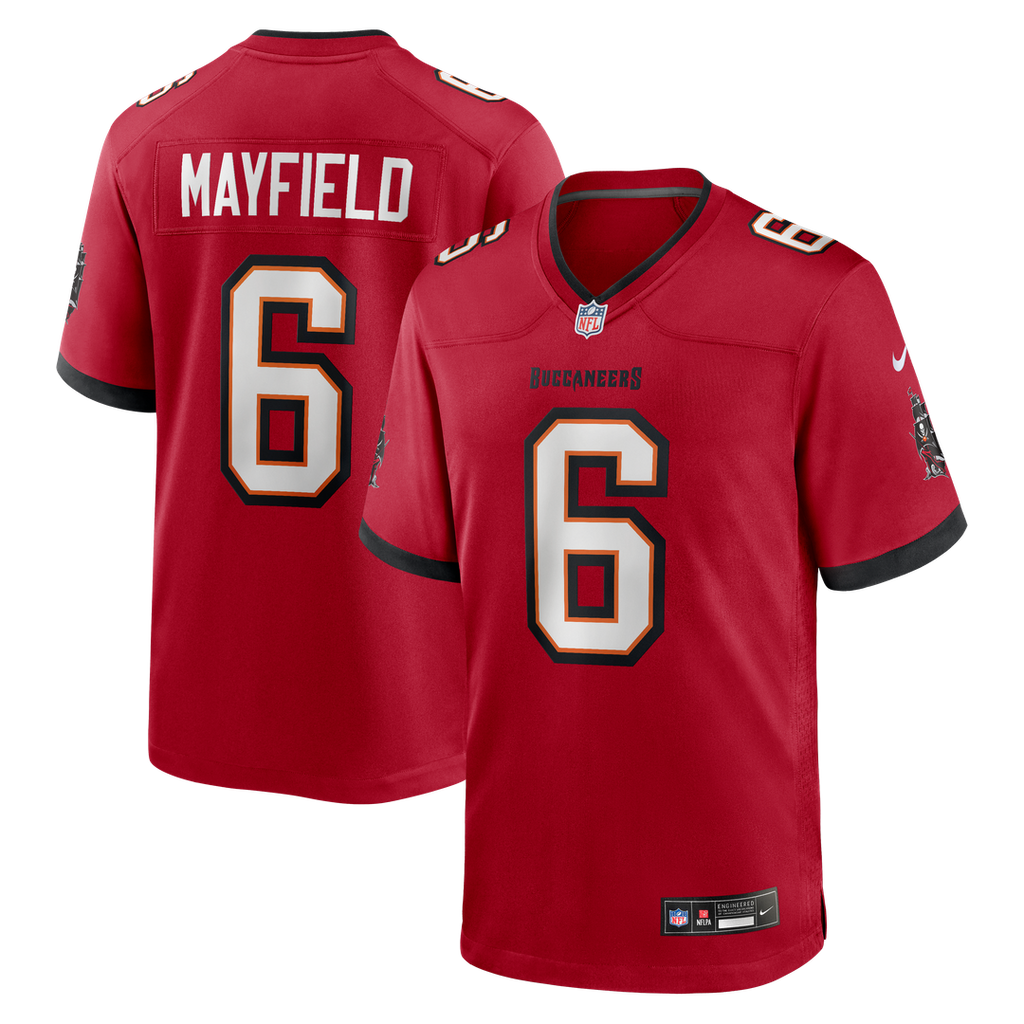 Baker Mayfield Tampa Bay Buccaneers Nike Team Game Official Jersey - Red