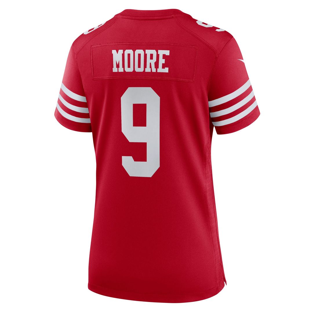 Skyy Moore San Francisco 49ers Nike Women's Team Game Official Jersey -  Scarlet