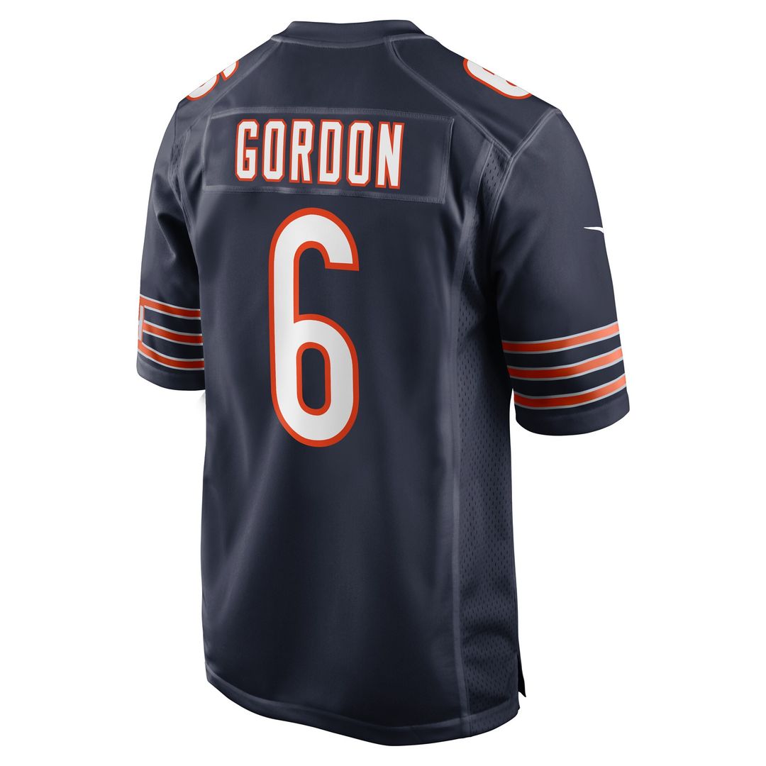 Kyler Gordon Chicago Bears Nike Game Player Official Jersey - Navy
