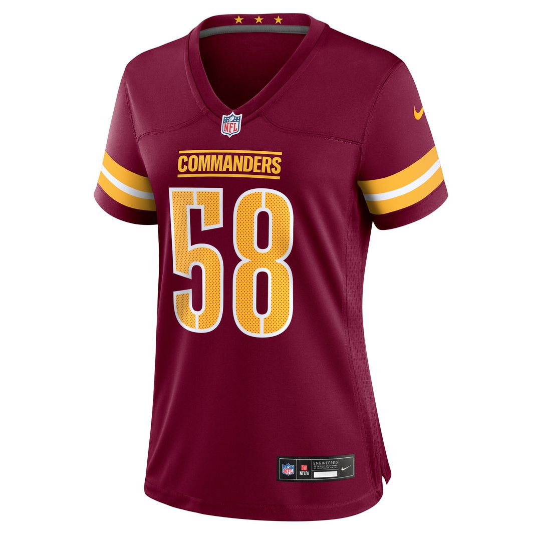 Jordan Magee Washington Commanders Nike Women's Team Game Official Jersey -  Burgundy