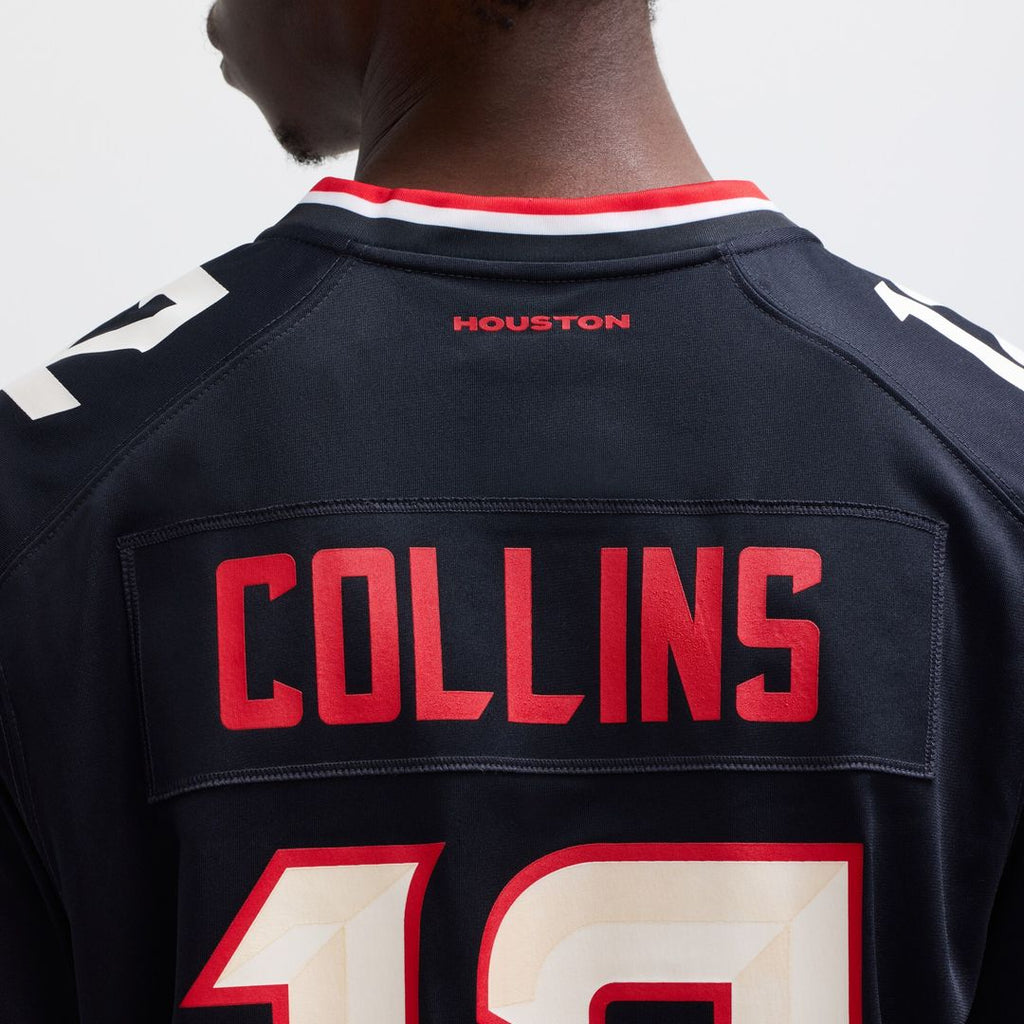 Nico Collins Houston Texans Nike Game Official Jersey - Navy