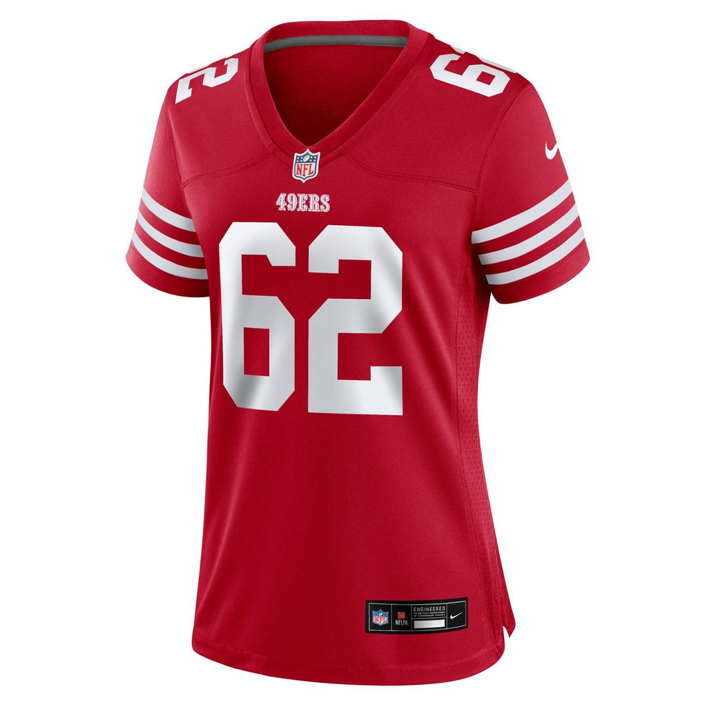 Austen Pleasants San Francisco 49ers Nike Women's Team Game Jersey - Scarlet