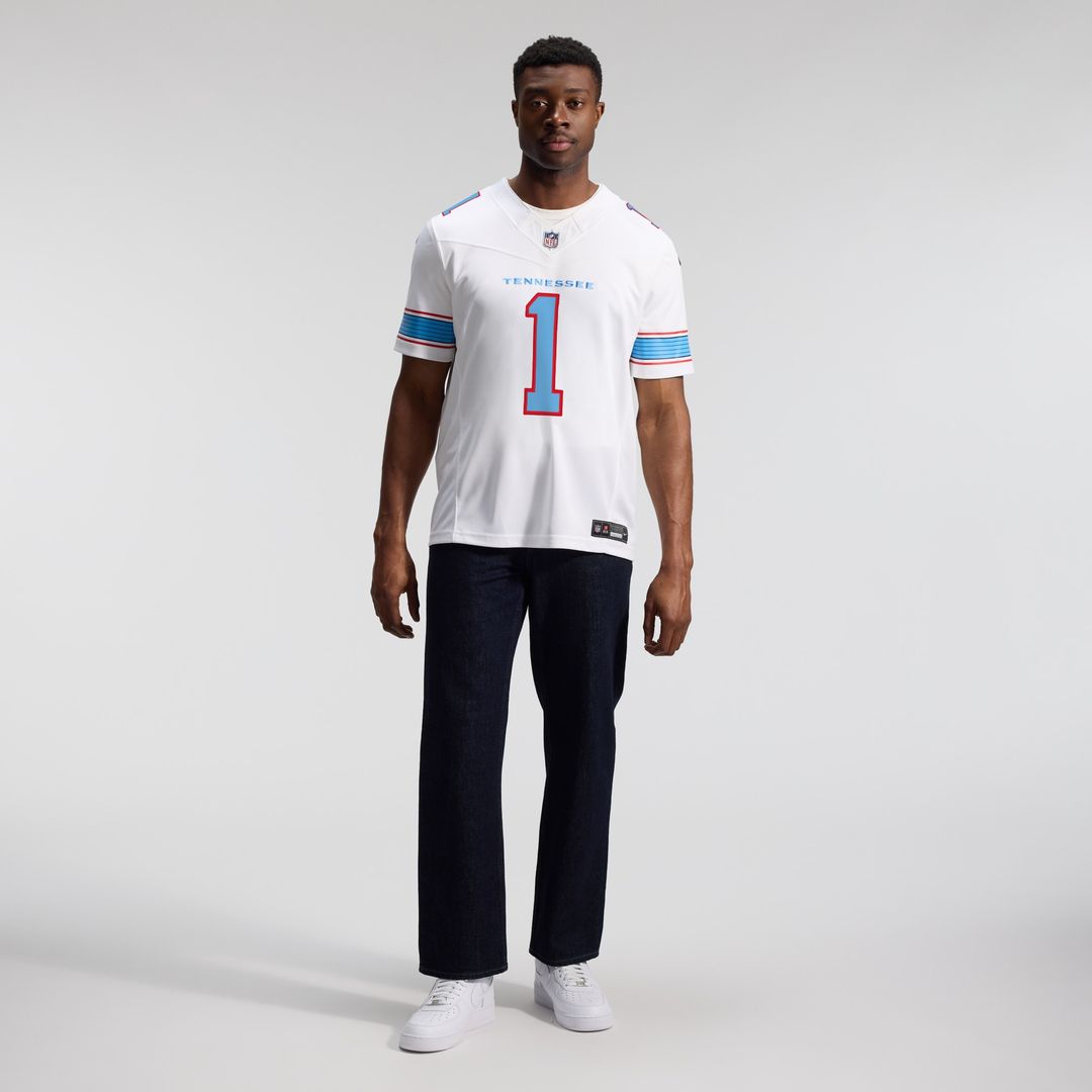 Cameron Ward Tennessee Titans Nike Vapor F.U.S.E. Stitched Limited Official Jersey - Light Blue