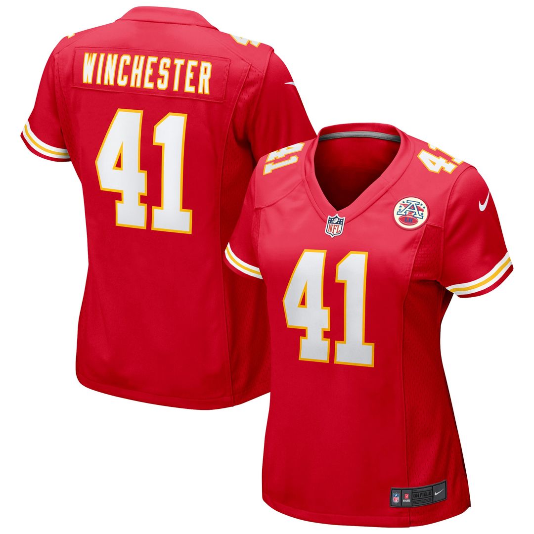 James Winchester Kansas City Chiefs Nike Women's Game Official Jersey - Red