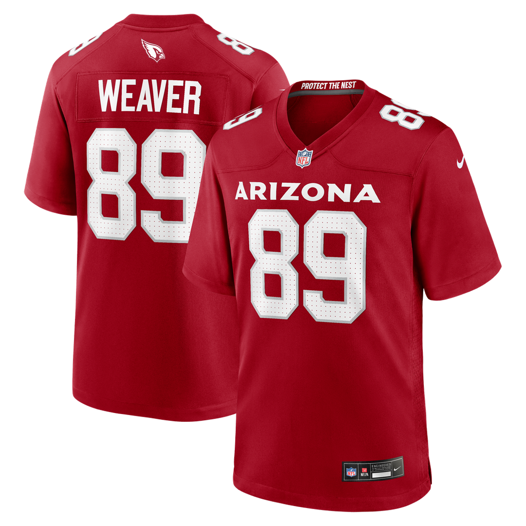 Xavier Weaver Arizona Cardinals Nike Team Game Jersey - Cardinal