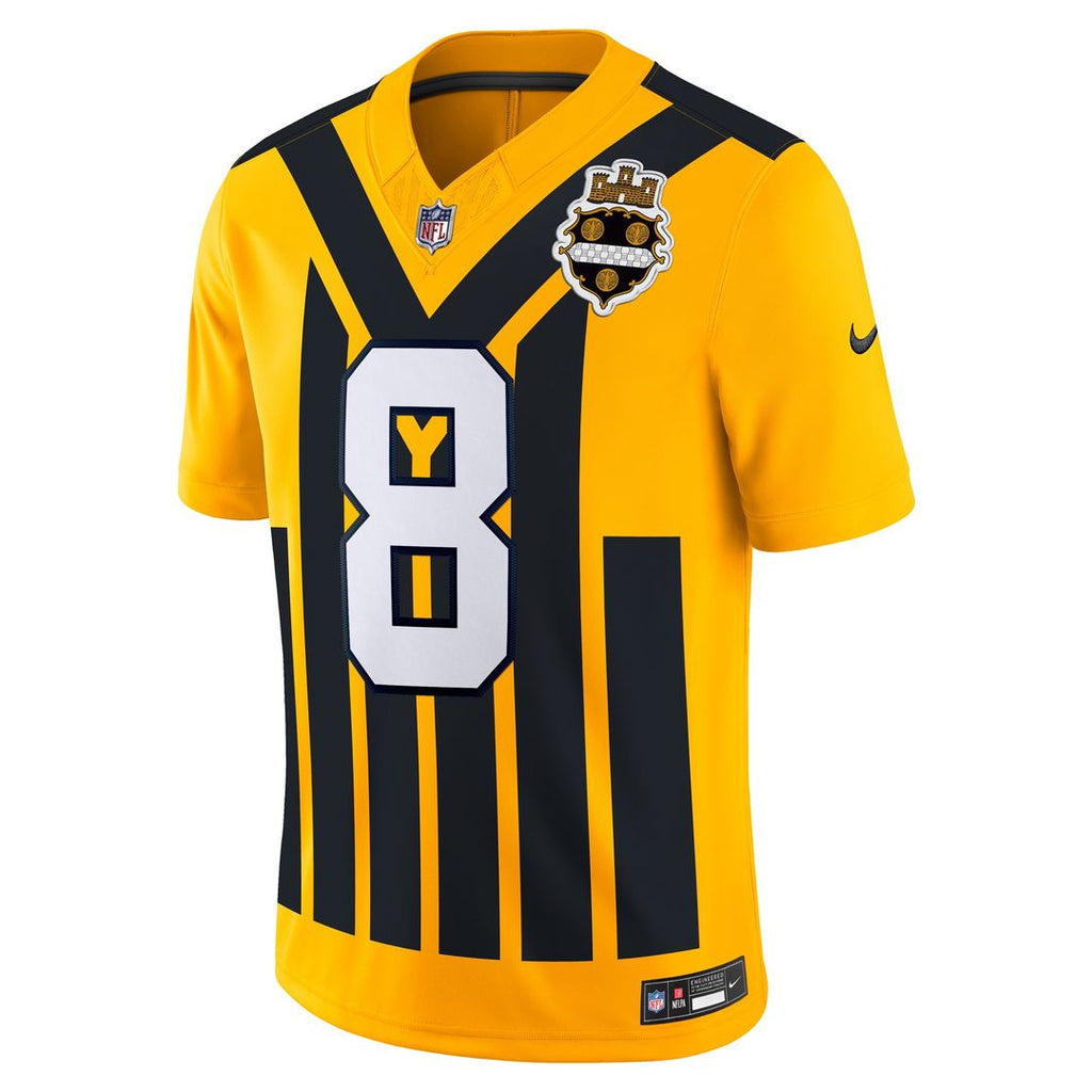 Aaron Rodgers Pittsburgh Steelers Nike Team  Vapor F.U.S.E. Limited Official Jersey - Black