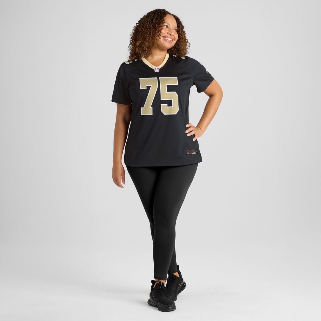 Taliese Fuaga New Orleans Saints Nike Women's  Game Official Jersey -  Black