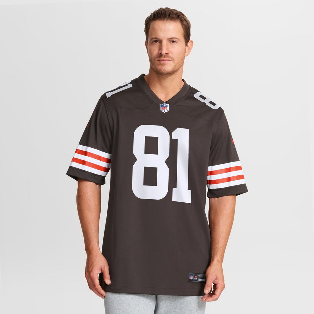 Luke Floriea Cleveland Browns Nike Team Game Jersey - Brown