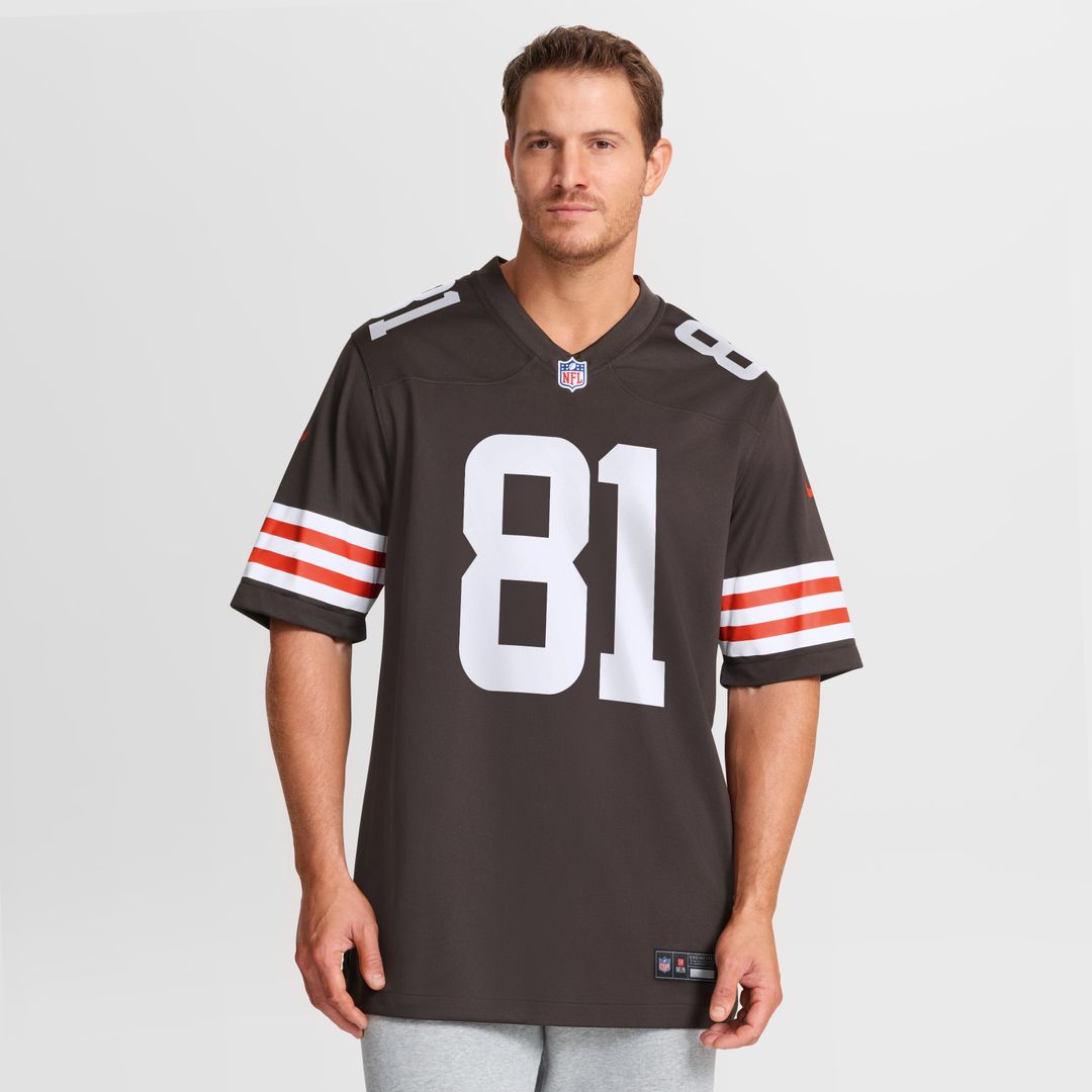 Luke Floriea Cleveland Browns Nike Team Game Jersey - Brown