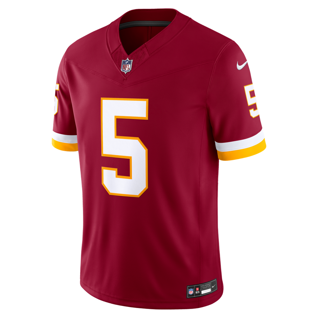 Jayden Daniels Washington Commanders Nike Vapor F.U.S.E. Stitched Limited Official Jersey - Burgundy