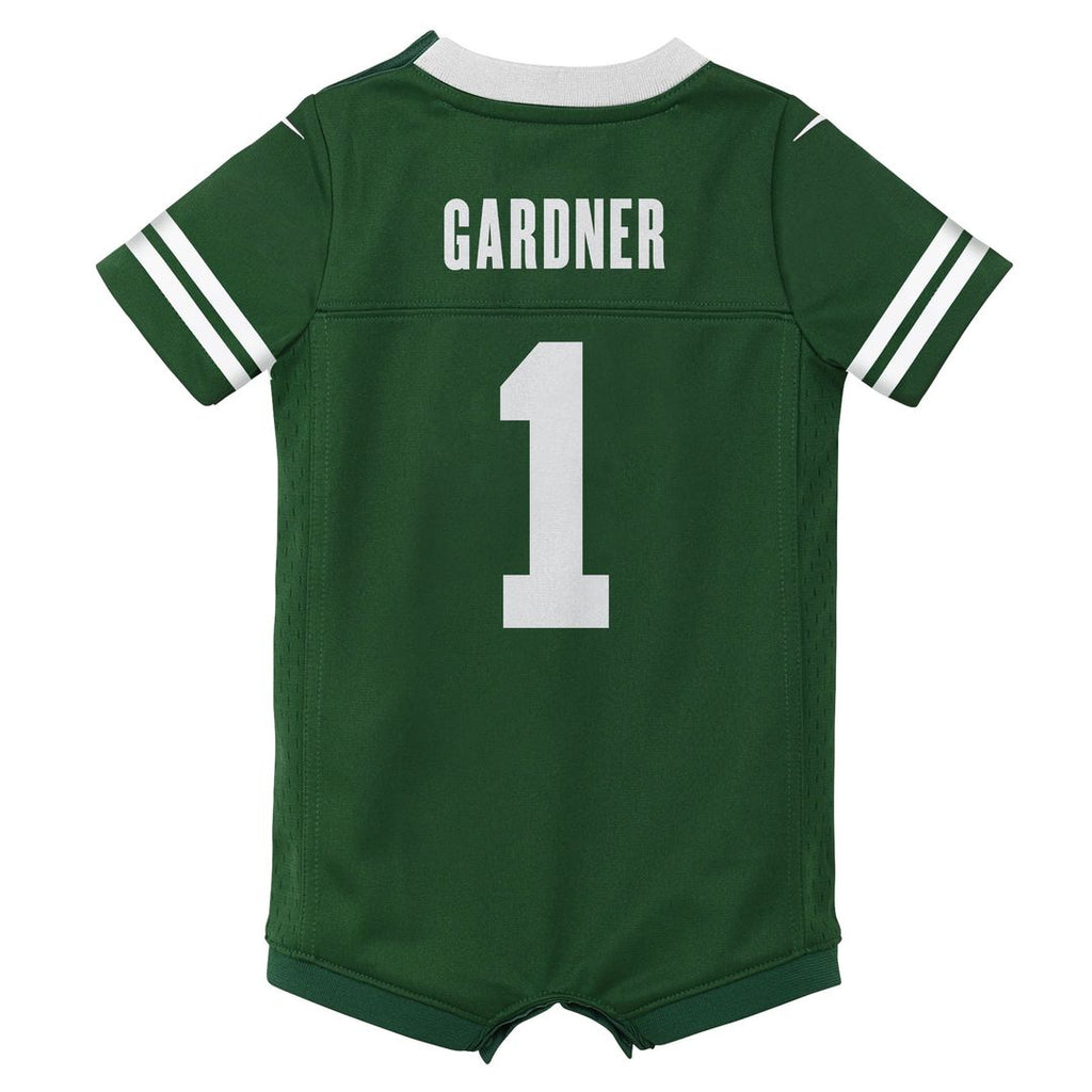 Ahmad Sauce Gardner New York Jets Nike Newborn & Infant Game Romper Official Jersey - Legacy Green