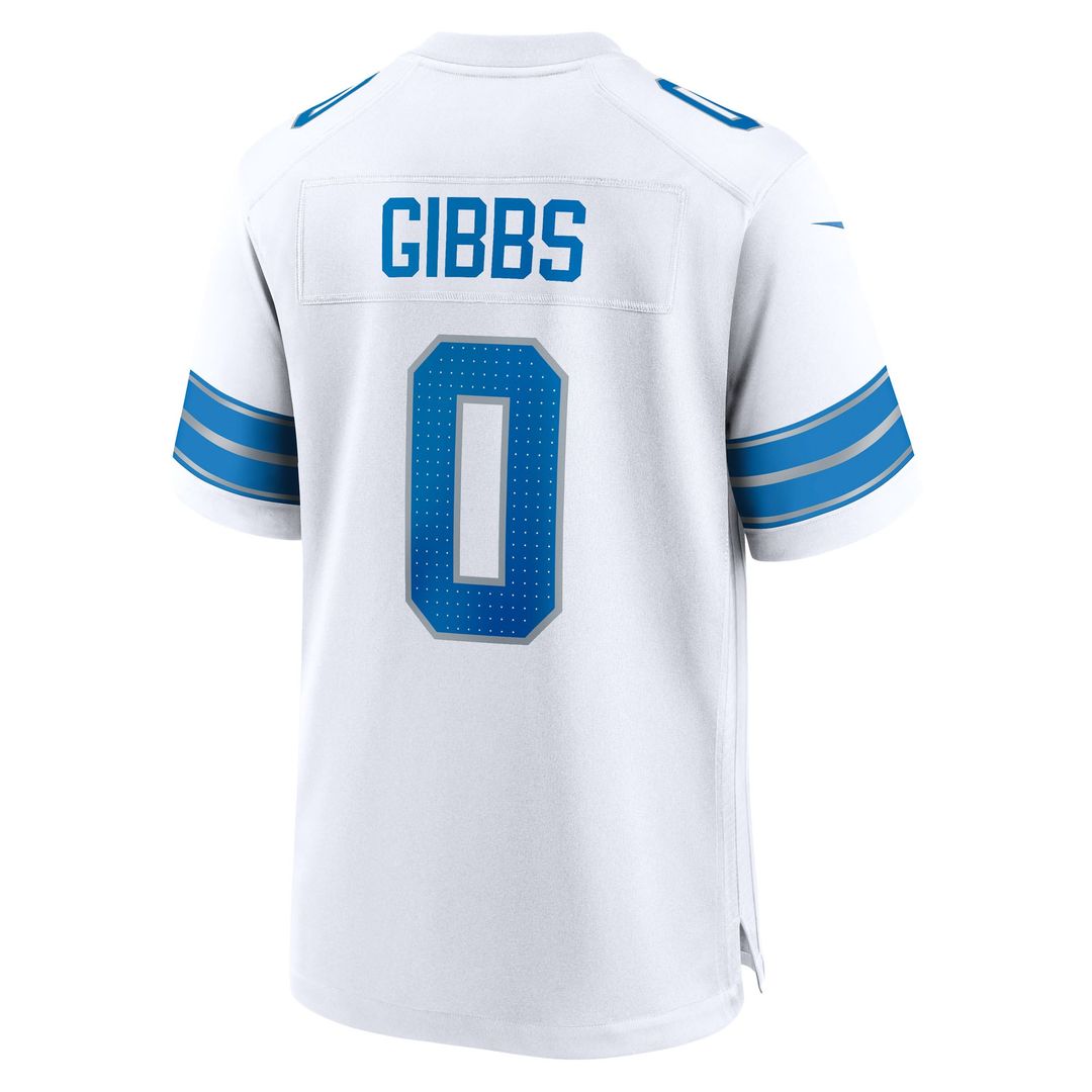 Jahmyr Gibbs Detroit Lions Nike 2nd Alternate Game Player Official Jersey - Black