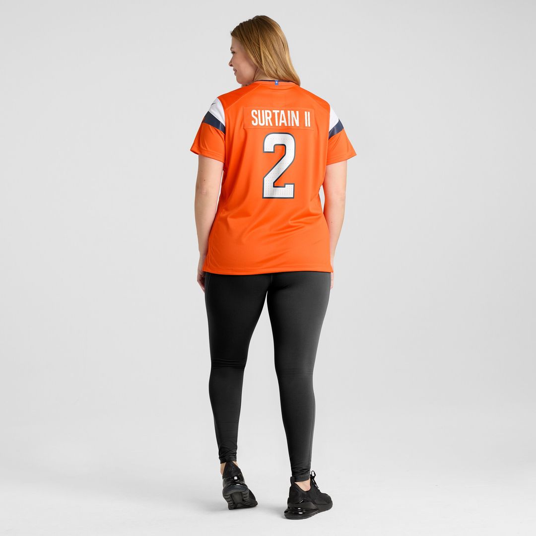 Patrick Surtain II Denver Broncos Nike Women's Game Official Jersey - White