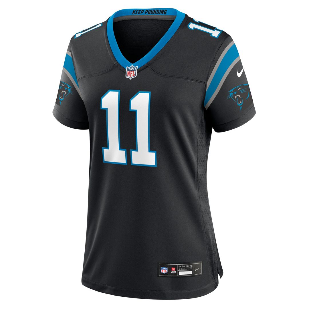 Nic Scourton Carolina Panthers Nike Women's Team Game Official Jersey -  Black