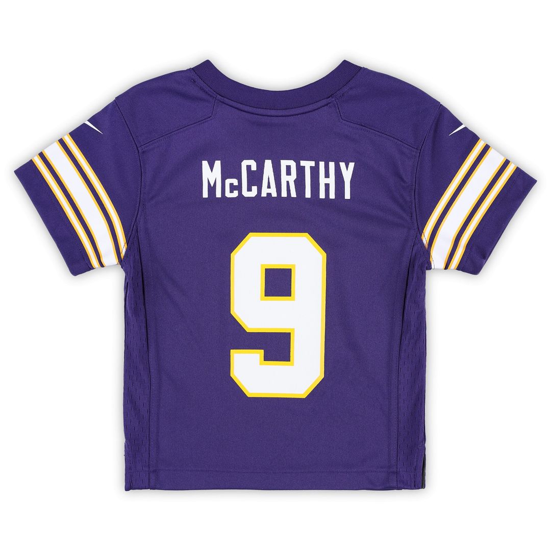 J.J. McCarthy Minnesota Vikings Nike Infant Alternate  Player Game Official Jersey - Purple