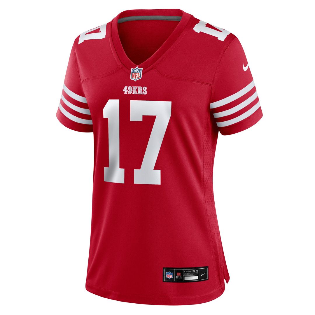 Jordan Watkins San Francisco 49ers Nike Women's Team Game Jersey - Scarlet