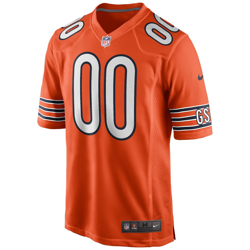 Chicago Bears Nike Youth Alternate Custom Game Official Jersey - Orange