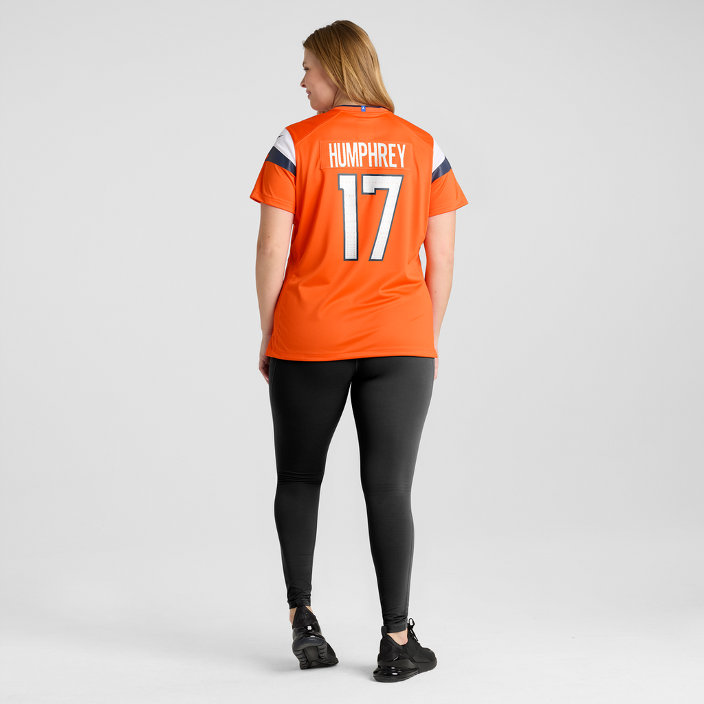 Lil'Jordan Humphrey Denver Broncos Nike Women's Team Game Jersey - Orange