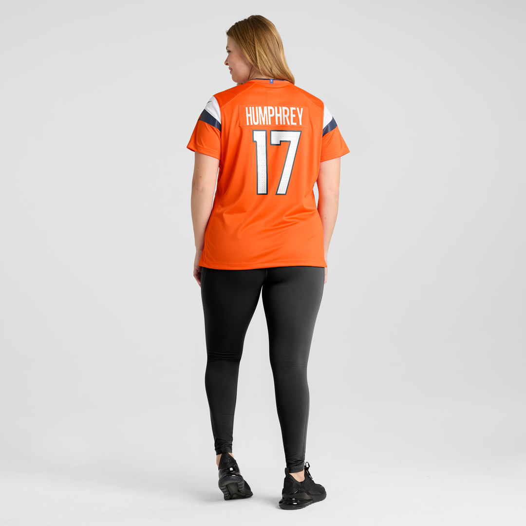Lil'Jordan Humphrey Denver Broncos Nike Women's Team Game Jersey - Orange
