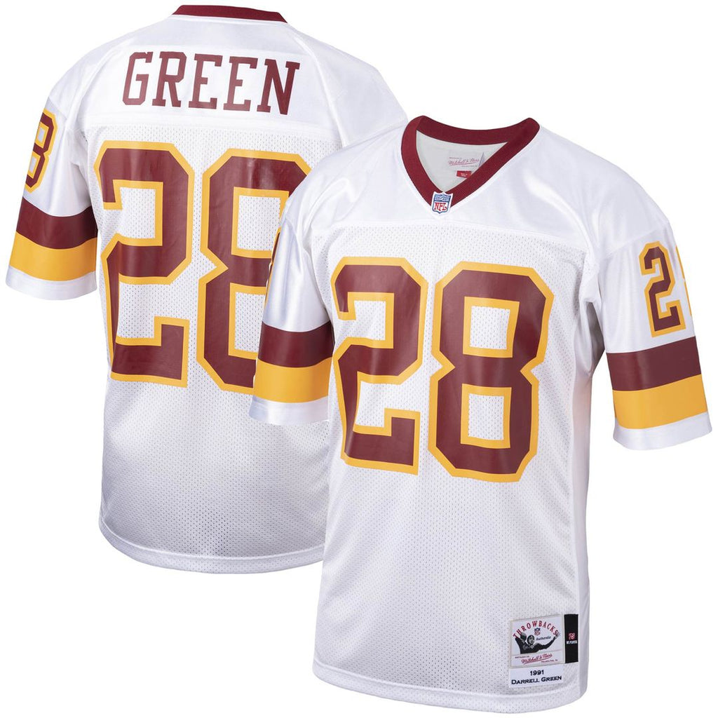 Darrell Green Washington Football Team 1991 Mitchell & Ness Authentic Throwback Retired Player Official Jersey - White