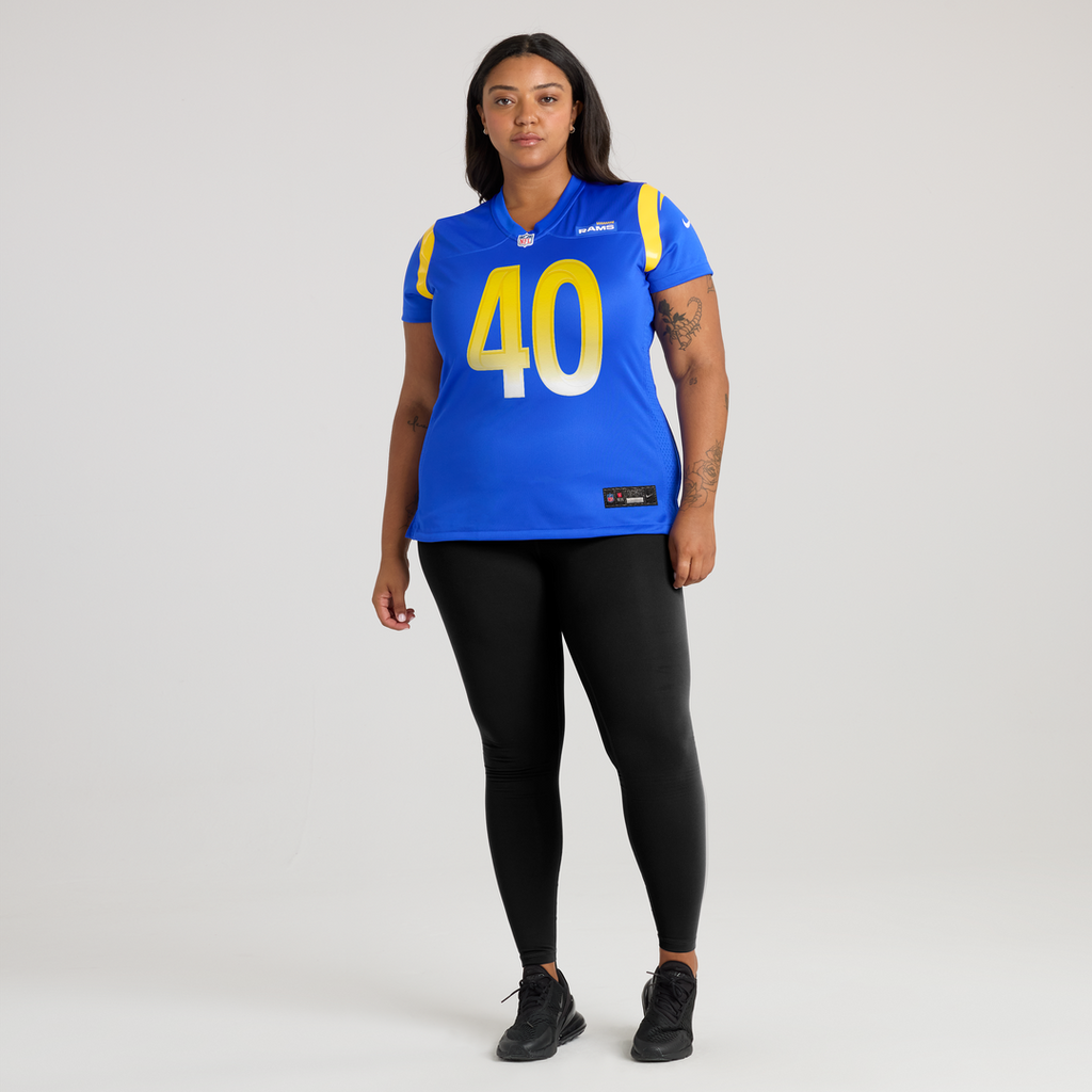 Jesse Luketa Los Angeles Rams Nike Women's Team Game Jersey - Royal