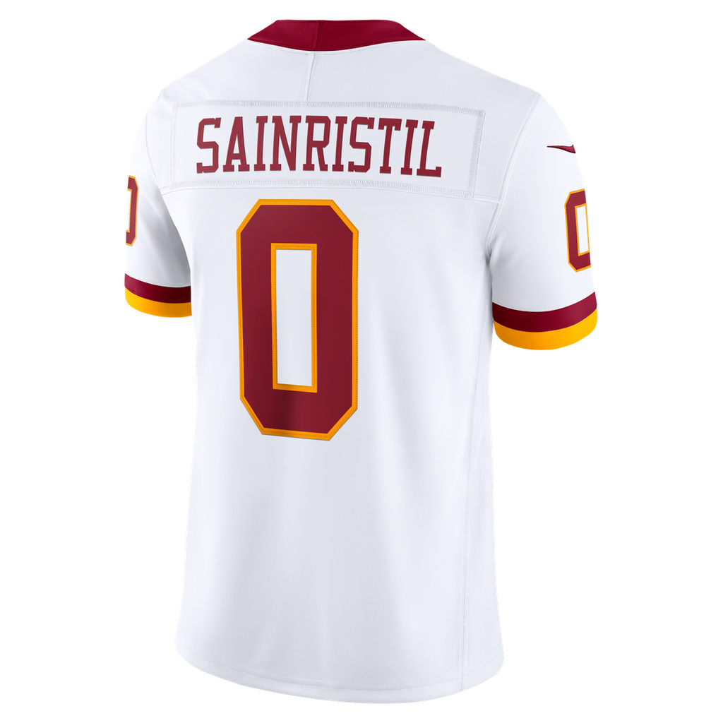 Mike Sainristil Washington Commanders Nike Vapor F.U.S.E. Stitched Limited Official Jersey - White