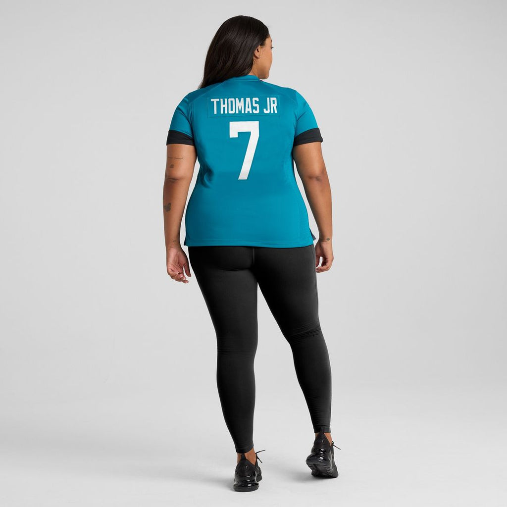 Brian Thomas Jr. Jacksonville Jaguars Nike Women's Game Jersey - Teal