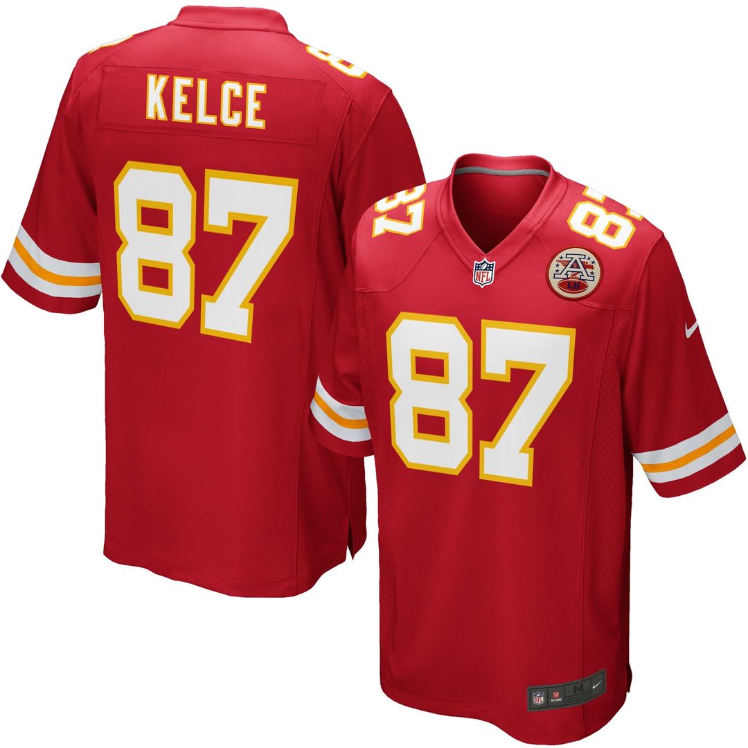 Travis Kelce Kansas City Chiefs Nike Youth Game Official Jersey - White