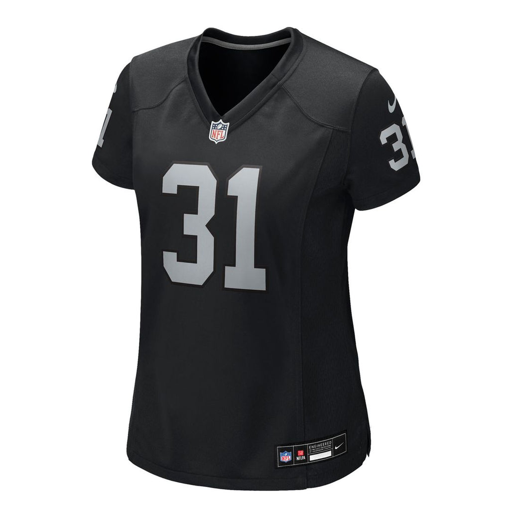 Raheem Mostert Las Vegas Raiders Nike Women's Team Game Jersey - Black
